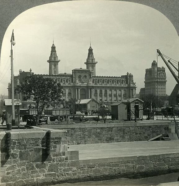 The Customs Building and Magnificent Y. M. C. A. Buenos Aires, Argentina, c1930s. Creator: Unknown
