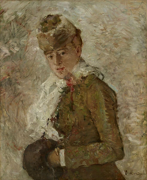 Dame au manchon ou Hiver, 1880. Creator: Morisot, Berthe (1841-1895)