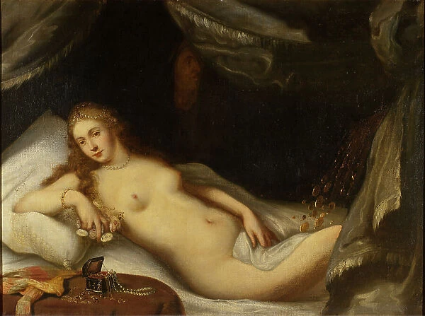 Danaë and the Shower of Gold, c16th century. Creator: Anon
