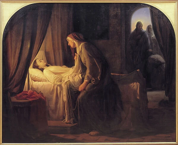 The Daughter of Jairus, 1863. Creator: Carl Bloch