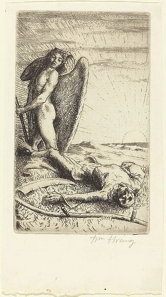 Death Defeated, 1888 (published 1894). Creator: William Strang