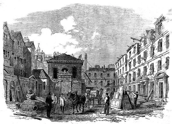 Demolition of Lyon's Inn, Strand, 1862. Creator: Unknown