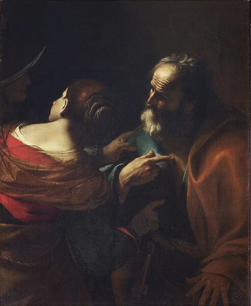 The Denial of Saint Peter, ca 1637-1640. Creator: Preti, Mattia (1613-1699)