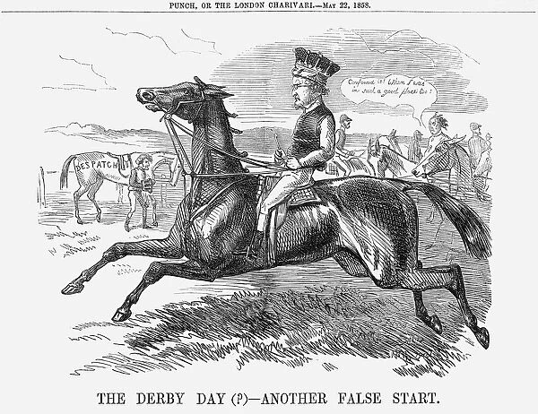 The Derby Day(?) - Another False Start. 1858