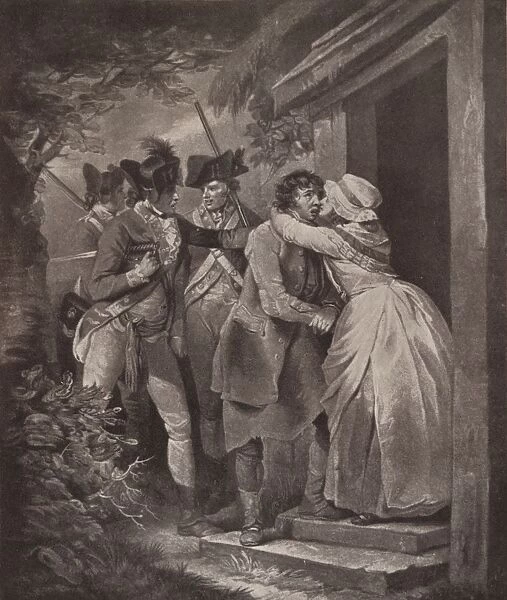 Deserter Taking Leave of his Wife, 1791 (1909). Artist: George Keating