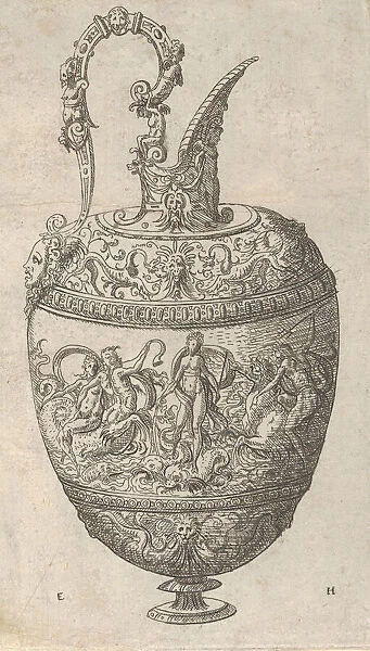 Design for a Ewer, 1565. Creator: Erasmus Hornick
