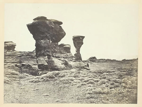 Dial Rock, Red Buttes, Laramie Plains, 1868  /  69. Creator: Andrew Joseph Russell