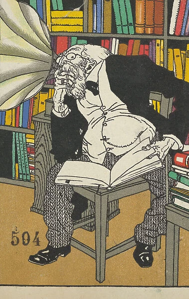 The Dialectician (Der Dialektforscher), 1911. Creator: Moritz Jung
