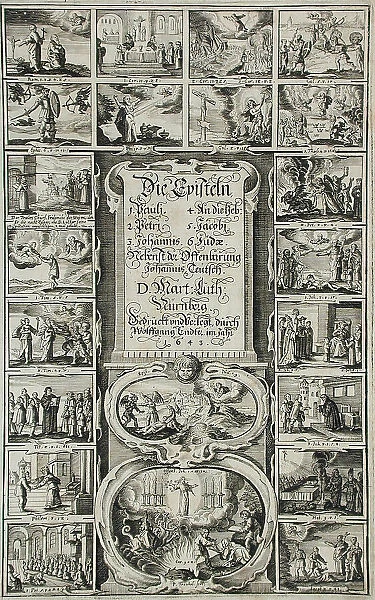 Die Episteln, Printed 1643. Creator: Peter Paul Troschel