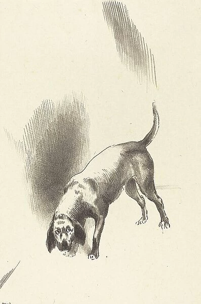 The Dog, 1896. Creator: Odilon Redon