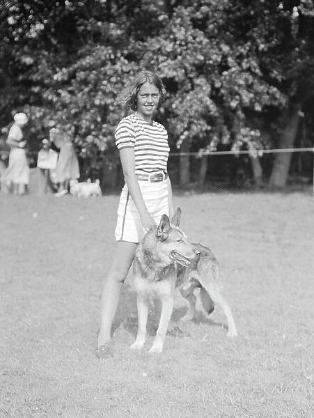Dog show, East Hampton, Long Island, between 1933 and 1942. Creator: Arnold Genthe