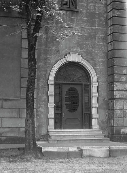Doorway of [Aiken-Rhett House, 48 Elizabeth Street], Charleston, South Carolina, c1920-c1926. Creator: Arnold Genthe