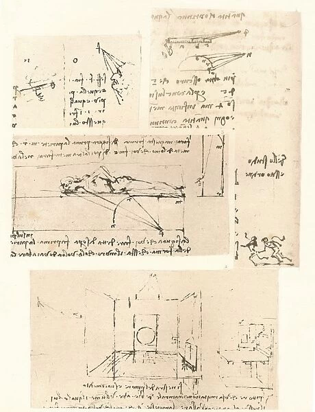 Four drawings illustrating the practice of painting, c1472-c1519 (1883). Artist: Leonardo da Vinci