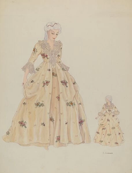 Dress, c. 1936. Creator: Syrena Swanson