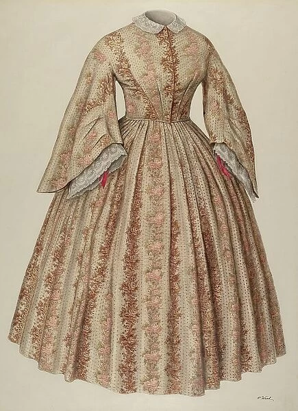 Dress, c. 1940. Creator: Paul Ward