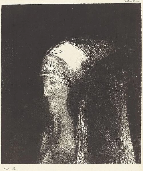 Druidesse, 1892. Creator: Odilon Redon