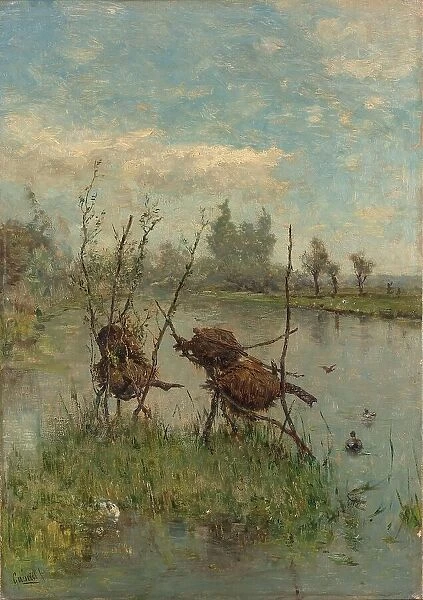 Ducks Nests, c.1890-c.1900. Creator: Paul Joseph Constantin Gabriel