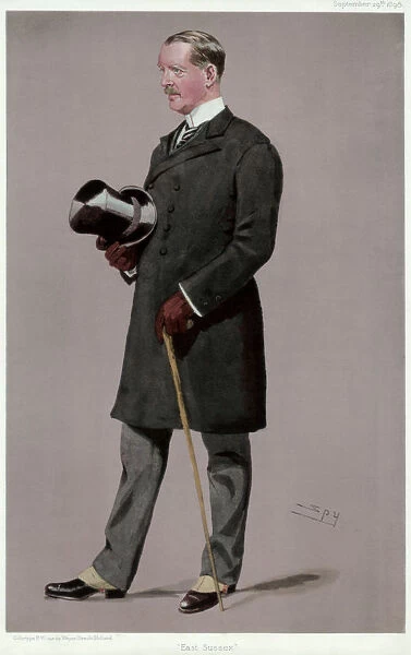 East Sussex, Colonel Brookfield, British soldier and politician, 1898. Artist: Spy