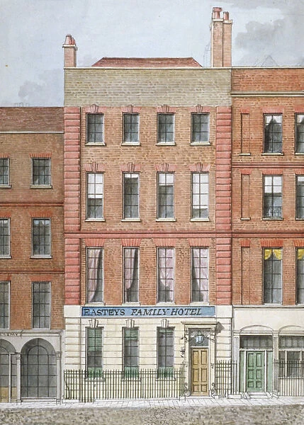 Easteys Family Hotel, Southampton Street, Westminster, London, c1801