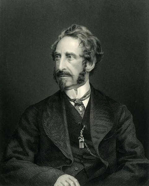 Edward G. E. L. Bulwer-Lytton, Lord Lytton, (1850), c1884. Creator: Unknown