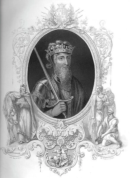 Edward III, 1859. Artist: George Vertue