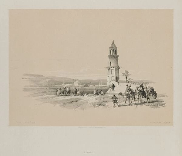 Egypt and Nubia, Volume I: Siout - Upper Egypt, 1847. Creator: Louis Haghe (British, 1806-1885); F