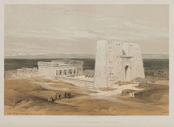 Egypt and Nubia, Volume I: Temple at Edfou, Ancient Apollinopolis, Upper Egypt, 1847