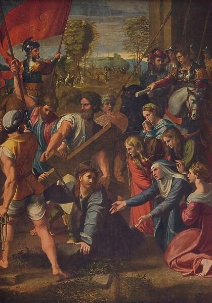 El Pasmo de Sicilia, (Christ Falling on the Way to Calvary), c1515, (c1934). Artist: Raphael
