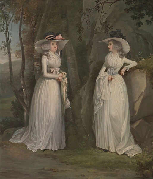 Eleanor and Margaret Ross, between 1785 and 1790. Creator: Alexander Nasmyth