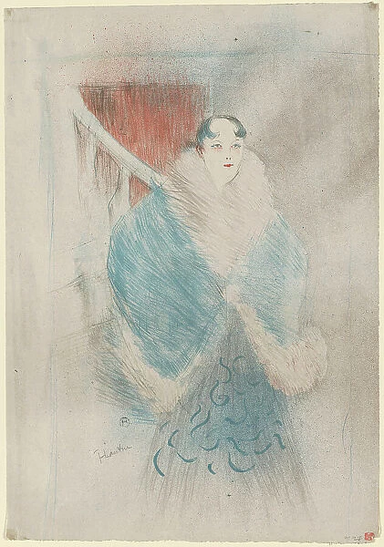 Elsa, dite la Viennoise, 1897. Creator: Toulouse-Lautrec, Henri, de (1864-1901)