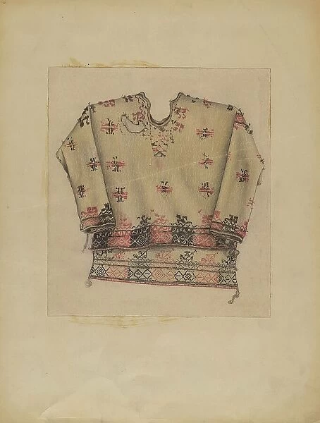 Embroidered Woman's Dress, 1935 / 1942. Creator: Michael Trekur