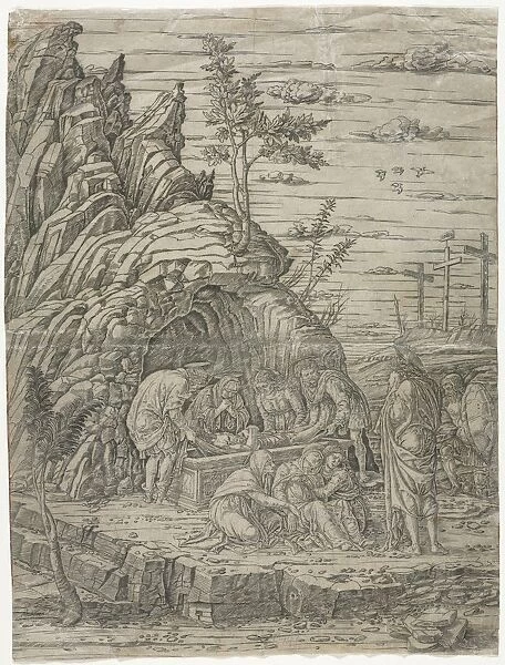 The Entombment with the Four Birds. Creator: Andrea Mantegna (Italian, 1431-1506), school of