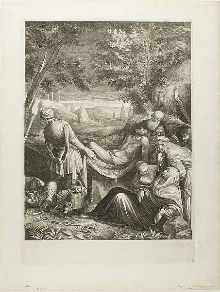 The Entombment, c. 1655. Creator: Cornelis de Visscher