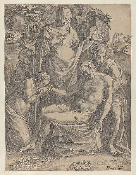 The Entombment of Christ, 1570-80. Creator: Anon