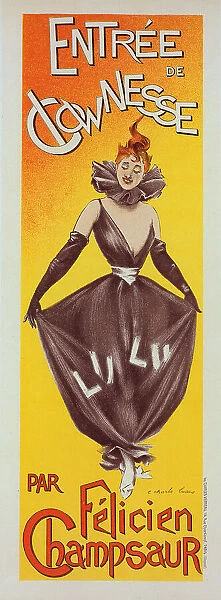 Entrée de Clownesse: Lulu (Félicien Champsaur), c.1900. Creator: Lucas, E. Charles (active 1883-1903)