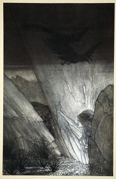 Erda bids thee beware, 1910. Artist: Arthur Rackham