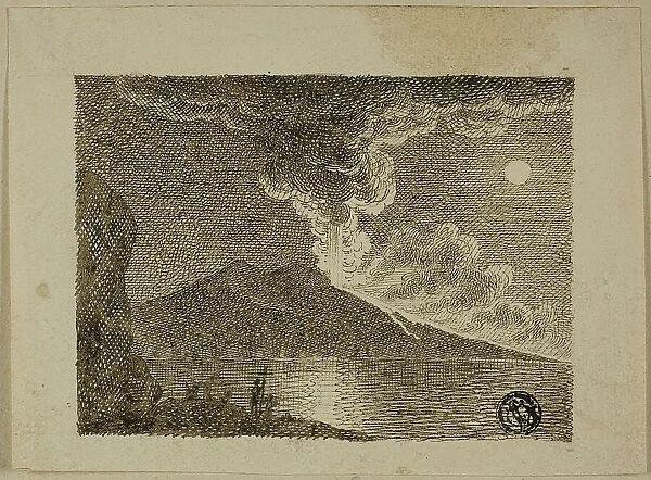 Eruption of Vesuvius, 1800 / 49. Creator: Robert Bradstreet