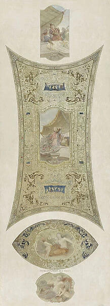 Esquisse pour la galerie Lobau de l'Hôtel de Ville de Paris : Le concert, 1890. Creator: Hector d Espouy