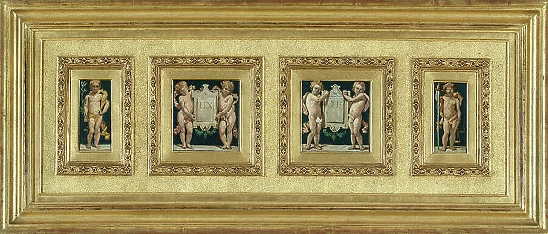 Esquisse pour le plafond de la salle d'audience de la Cour des Assises du Palais de... c.1866-1873. Creator: Leon Joseph Florentin Bonnat