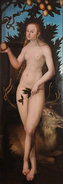 Eve, 1533. Found in the collection of Museum der Bildenden Kunste, Leipzig