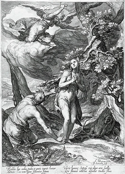 The Expulsion of Adam and Eve from Paradise, c1604. Creator: Jan Saenredam