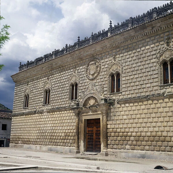 Exterior view of the Ducal Palace, built between 1492 and 1495 for the Dukes of Medinacelli