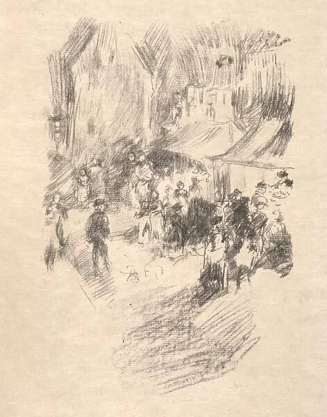 Fair, Lyme, -Regis, 1895. Creator: James McNeill Whistler (American, 1834-1903)