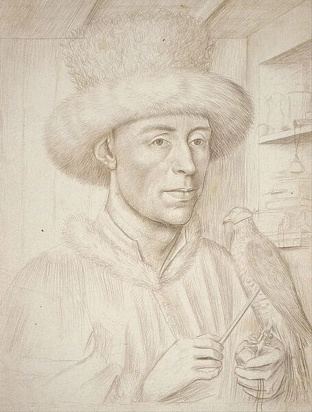 The Falconer. Artist: Christus, Petrus (1410  /  20-1475  /  76)