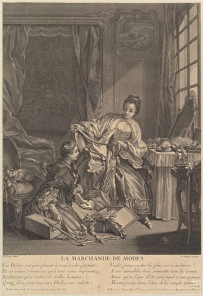 Fashion Merchant, 1746-55. Creator: Rene Gaillard