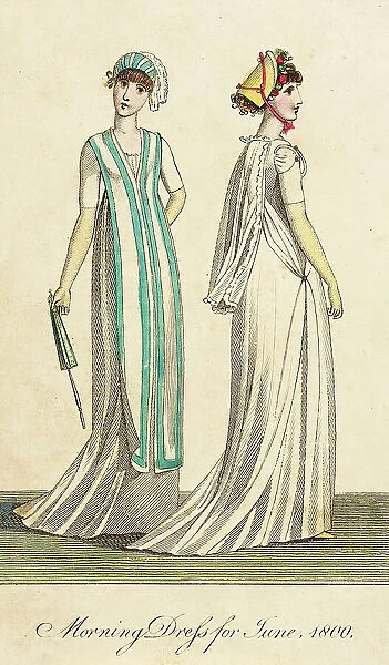Fashion Plate (Morning Dress for June 1800), 1800. Creator: Unknown
