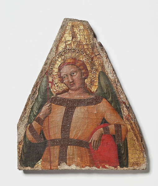 Female Angel. Companion piece to NM 6862, c1310-1340. Creator: Master of Figline