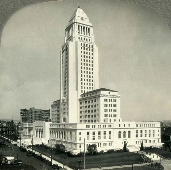 One of the Finest Municipal Bildings in the World - City Hall, Los Angeles, Calif