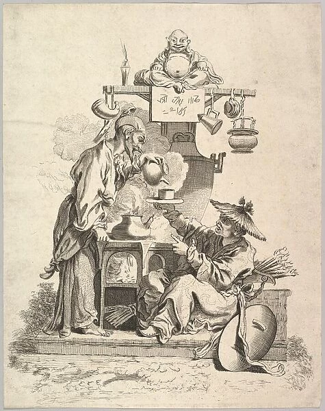 The Fire, ca. 1740. Creator: Pierre Alexandre Aveline