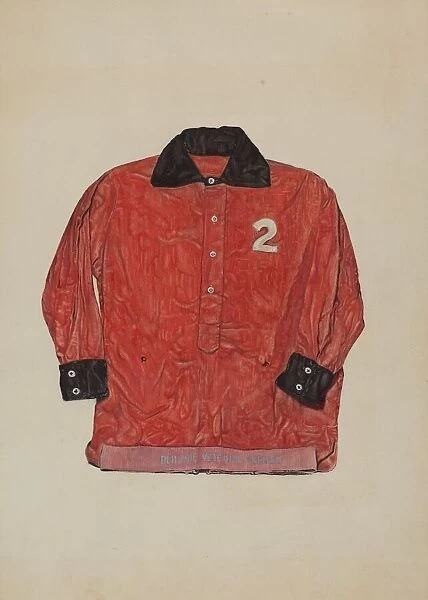 Firemans Shirt, c. 1937. Creator: Robert Gilson